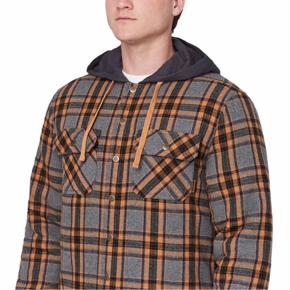 Legendary Outfitters Men’s Shirt Jacket with Hood - Picture 3 of 6